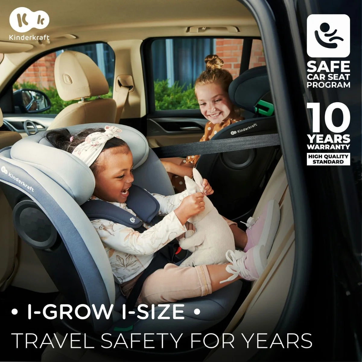 Travel Car seat I-GROW i-Size - Happy Shapes