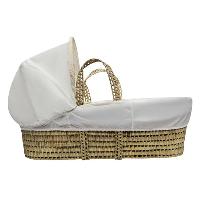 Teddy In Balloon Palm Moses Basket with Rocking Stand Natural