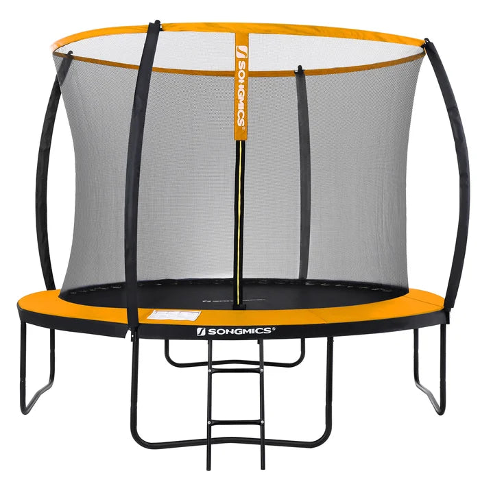 Outdoor Fun 10' Backyard: Above Ground with Safety Enclosur Trampoline - Orange