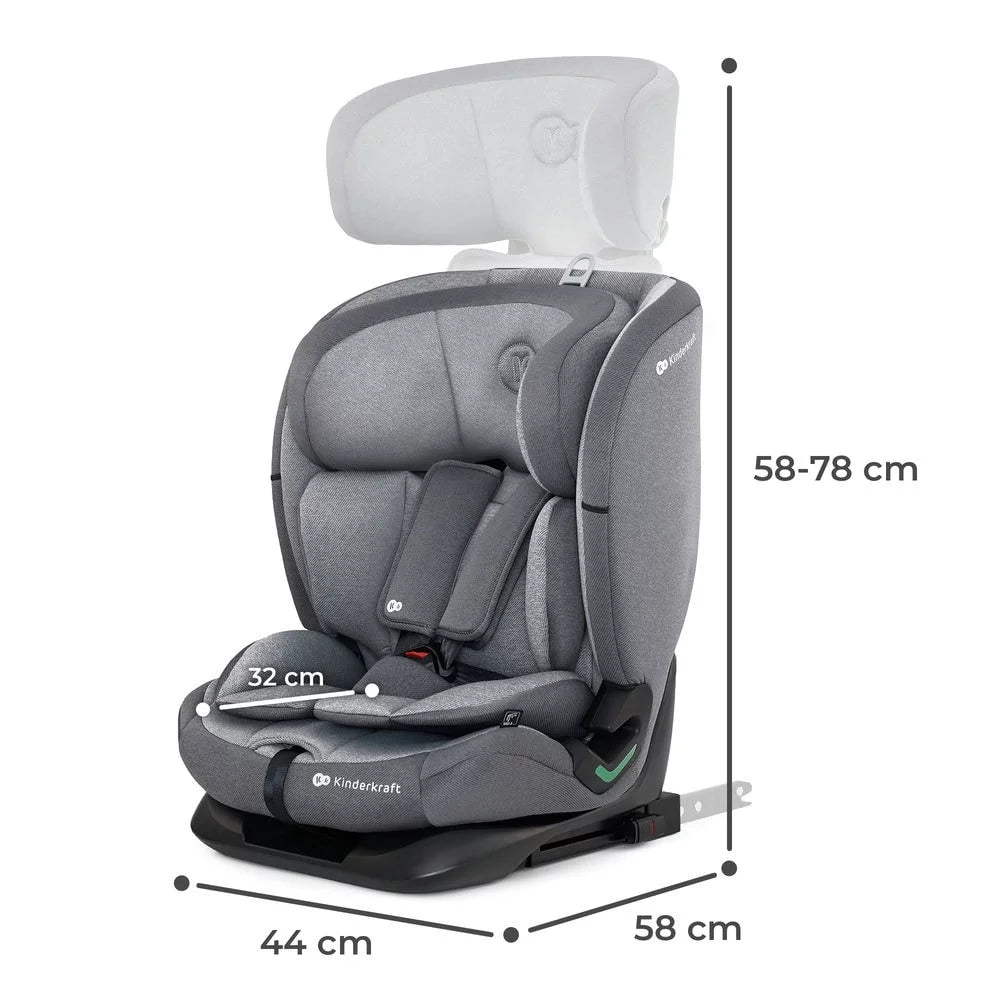 Travel Car seat ONE TO 3 i-Size - Gray