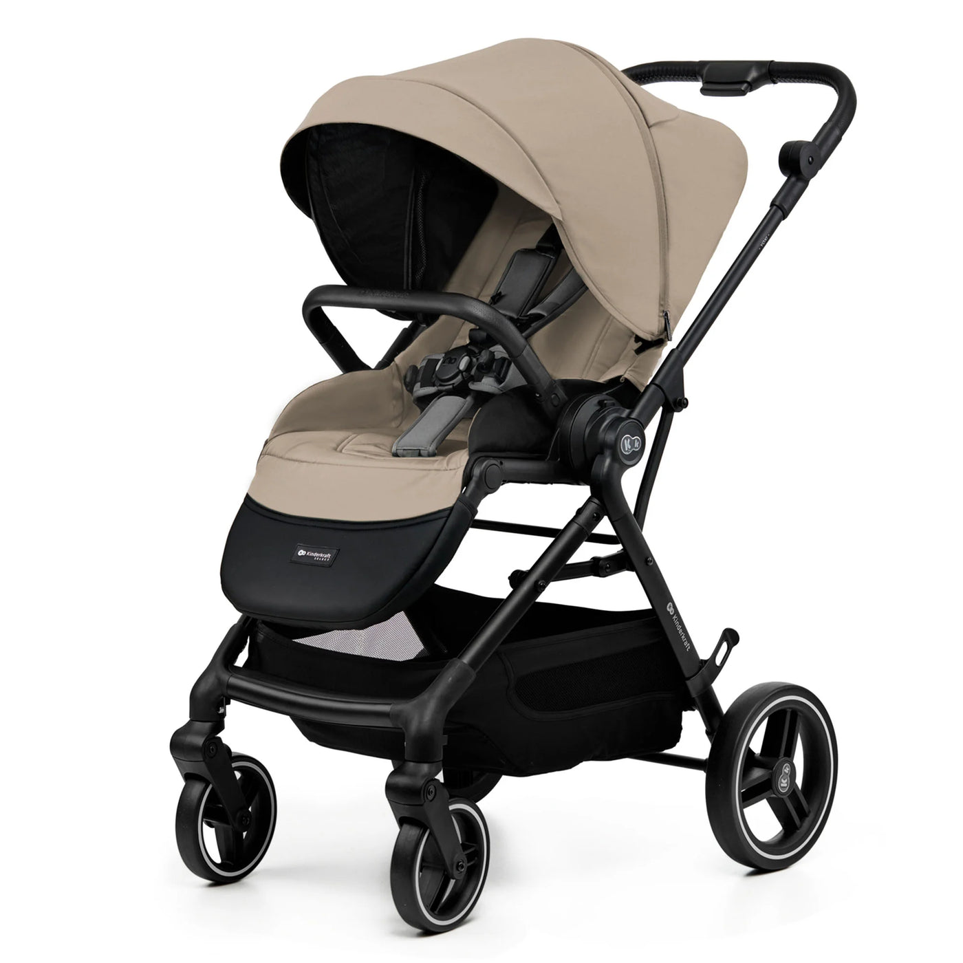 Complete Comfort Pushchair 2in1 YOXI - Beige, Black, Green