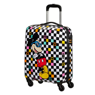 Kids Luggage Suitcase Disney 56cm Carry On, Mickey Check