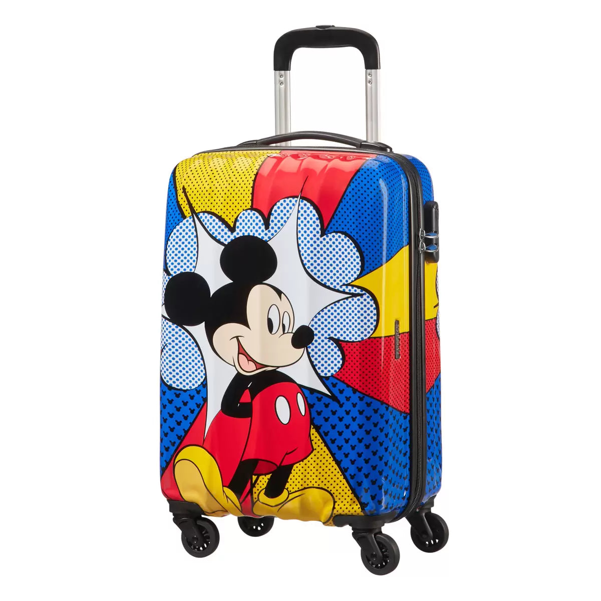 Kids Luggage Suitcase Disney 56cm Carry On, Mickey Check