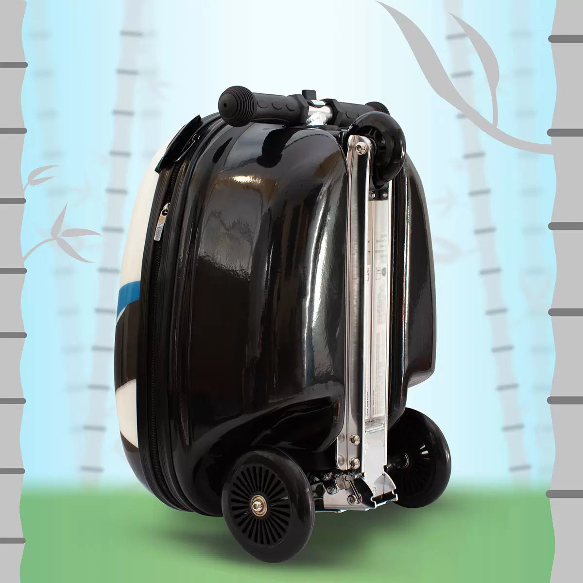 Turns Travel into Adventure Midi 18" Scooter Suitcase, Penny the Panda