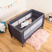 Travel Cot Bassinet and Baby Changer miniuo 3 in 1 Sleep Easy