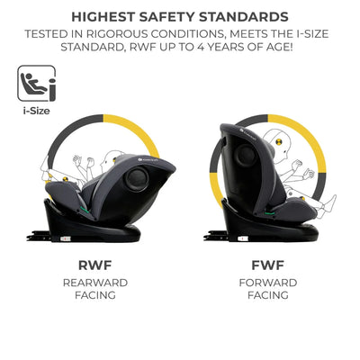 Travel Car seat I-GROW i-Size - Happy Shapes