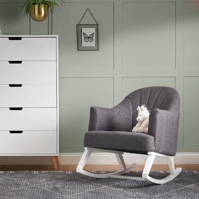 Rocking Chair Round Back - Dark Grey