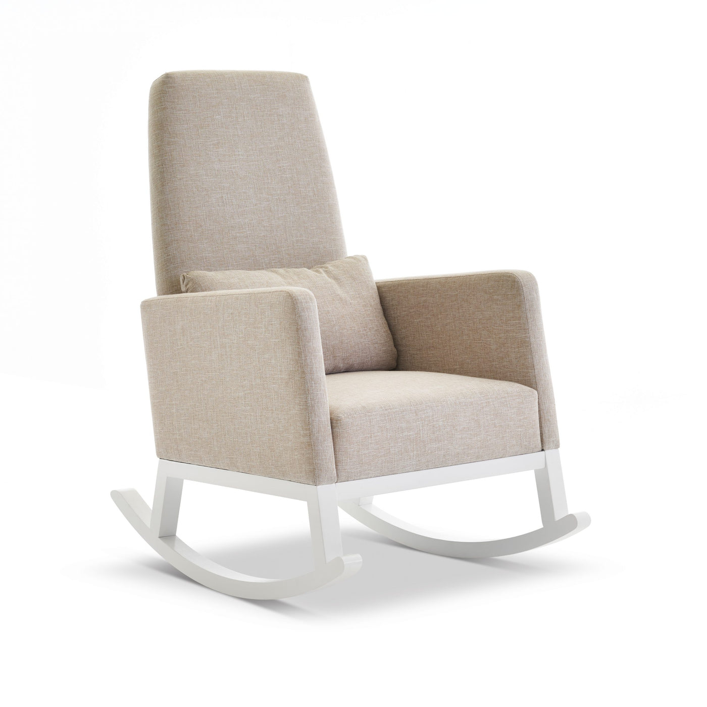 Rocking Chair High Back  - Feeding Chair - Oatmeal