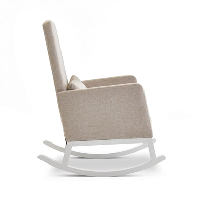 Rocking Chair High Back  - Feeding Chair - Oatmeal