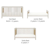 Cot Bed Tutti Bambini Essentials Mia in White Sand