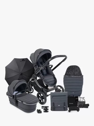 Ultimate Pushchair iCandy Peach 7 Complete Bundle | Black Edition