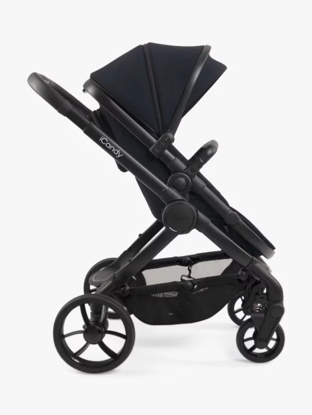 Ultimate Pushchair iCandy Peach 7 Complete Bundle | Black Edition