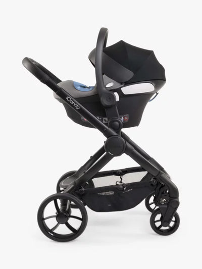 Ultimate Pushchair iCandy Peach 7 Complete Bundle | Black Edition