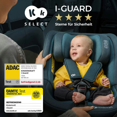 Stylish Car Seat I-GUARD I-size - Light Gray