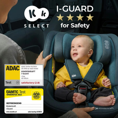 Toddler Car Seat I-GUARD I-size - Dark Gray