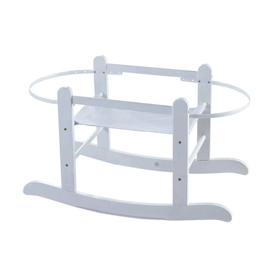 Baby Rocking Moses Basket Stand -Grey, White, Natural