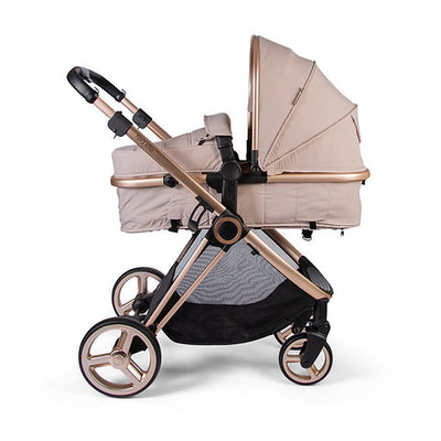 Sleek and Practical Push Me Pace i 3 in 1 Travel System - Latte