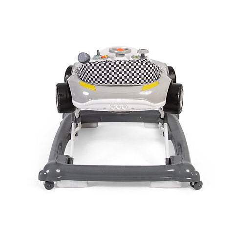 Baby Go Round Race Sporty Car Electronic Walker - Grey