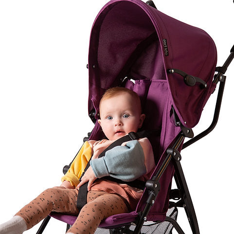 Deluxe Push Me 2U Lightweight Stroller - Midnight, Plum