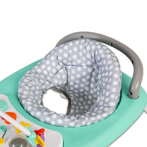 Baby Go Round Kiddo Walker and Push Along Combined - Grey