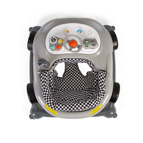 Baby Go Round Race Sporty Car Electronic Walker - Grey