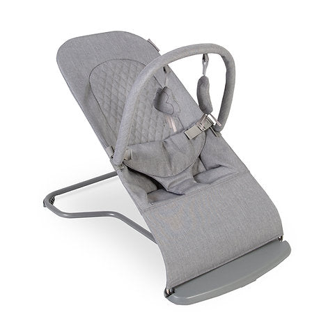 Baya Bouncer - Dove Grey, Blush Pink