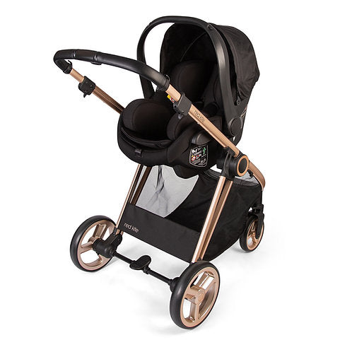 Sleek and Practical Push Me Pace i 3 in 1 Travel System - Latte