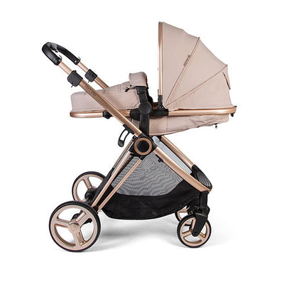 Sleek and Practical Push Me Pace i 3 in 1 Travel System - Latte