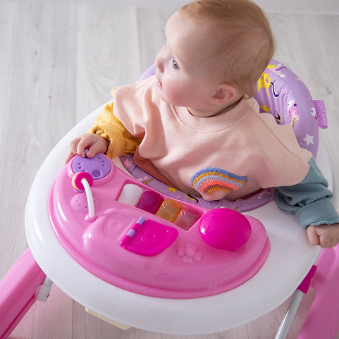 Baby Go Round Jive Electronic Walker - Unicorn