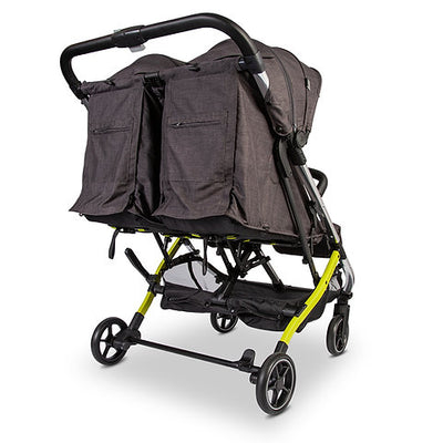 Deluxe Push Me Double Lightweight Double Stroller - Pistachio