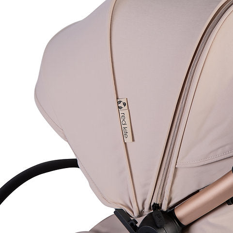 Sleek and Modern Push Me Koko Compact Stroller - Latte