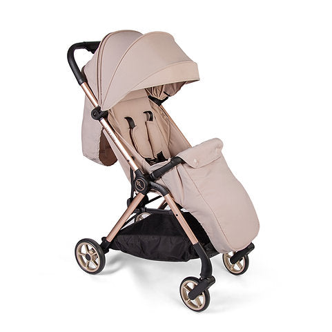 Sleek and Modern Push Me Koko Compact Stroller - Latte