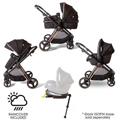 Lightweight and Practical Push Me Pace i 3 in 1 Travel System - Amber, Icon