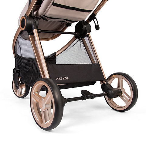 Sleek and Practical Push Me Pace i 3 in 1 Travel System - Latte