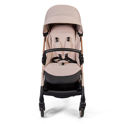 Sleek and Modern Push Me Koko Compact Stroller - Latte