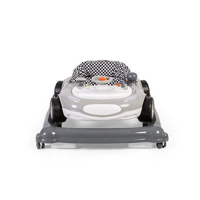 Baby Go Round Race Sporty Car Electronic Walker - Grey