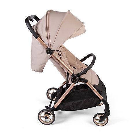 Sleek and Modern Push Me Koko Compact Stroller - Latte