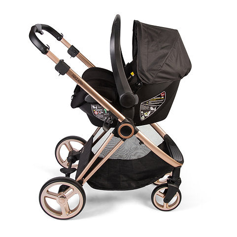 Sleek and Practical Push Me Pace i 3 in 1 Travel System - Latte