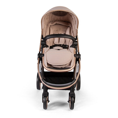 Sleek and Practical Push Me Pace i 3 in 1 Travel System - Latte