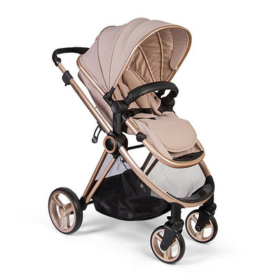 Sleek and Practical Push Me Pace i 3 in 1 Travel System - Latte