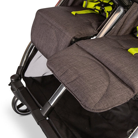 Deluxe Push Me Double Lightweight Double Stroller - Pistachio