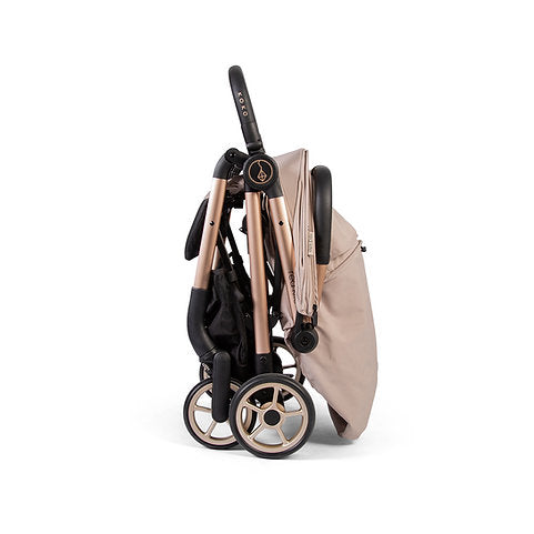 Sleek and Modern Push Me Koko Compact Stroller - Latte