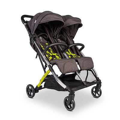 Deluxe Push Me Double Lightweight Double Stroller - Pistachio