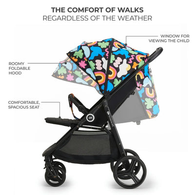 Grande Plus Stroller Ideal For The City - Happy Shapes