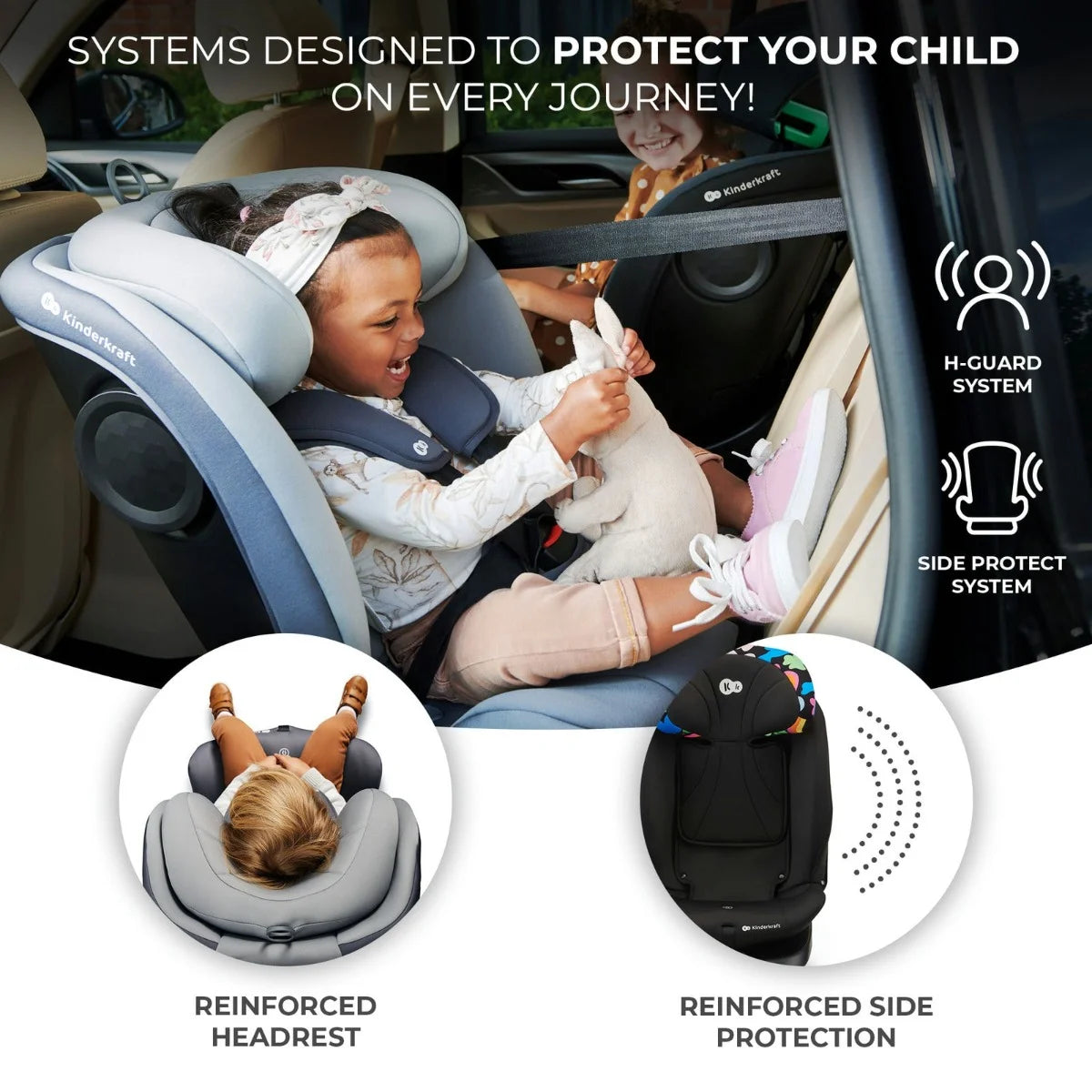 Travel Car seat I-GROW i-Size - Happy Shapes