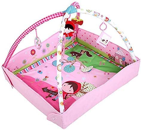 Pink Playtime 4 in 1 Large Woodland Playmat