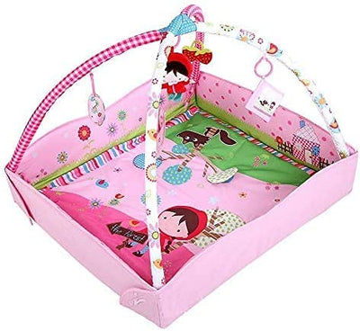 Pink Playtime 4 in 1 Large Woodland Playmat