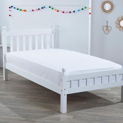 Deluxe 8 piece toddler bed bundle with Sydney toddler bed and Kinder Flow mattress