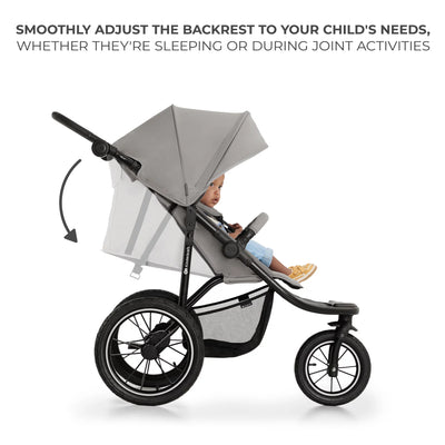 HELSI Actively Outdoor Pushchair 3 wheel for active lifestyle - Gray  ?????DELETE