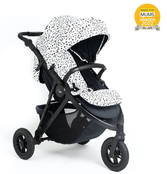 Stylish Roma Atlas 3 Wheel Pram - Dalmatian